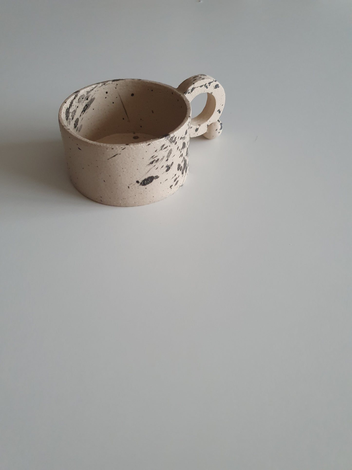 White Speckled Cappuccino Cup 150 ml / 5 oz