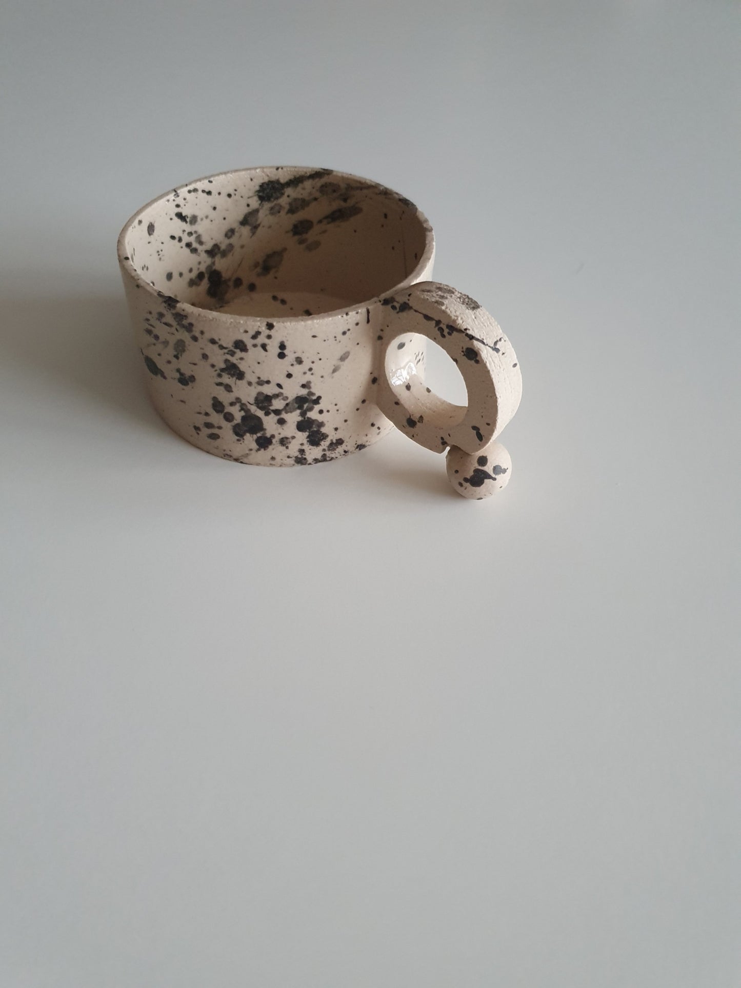 White Speckled Cappuccino Cup 150 ml / 5 oz