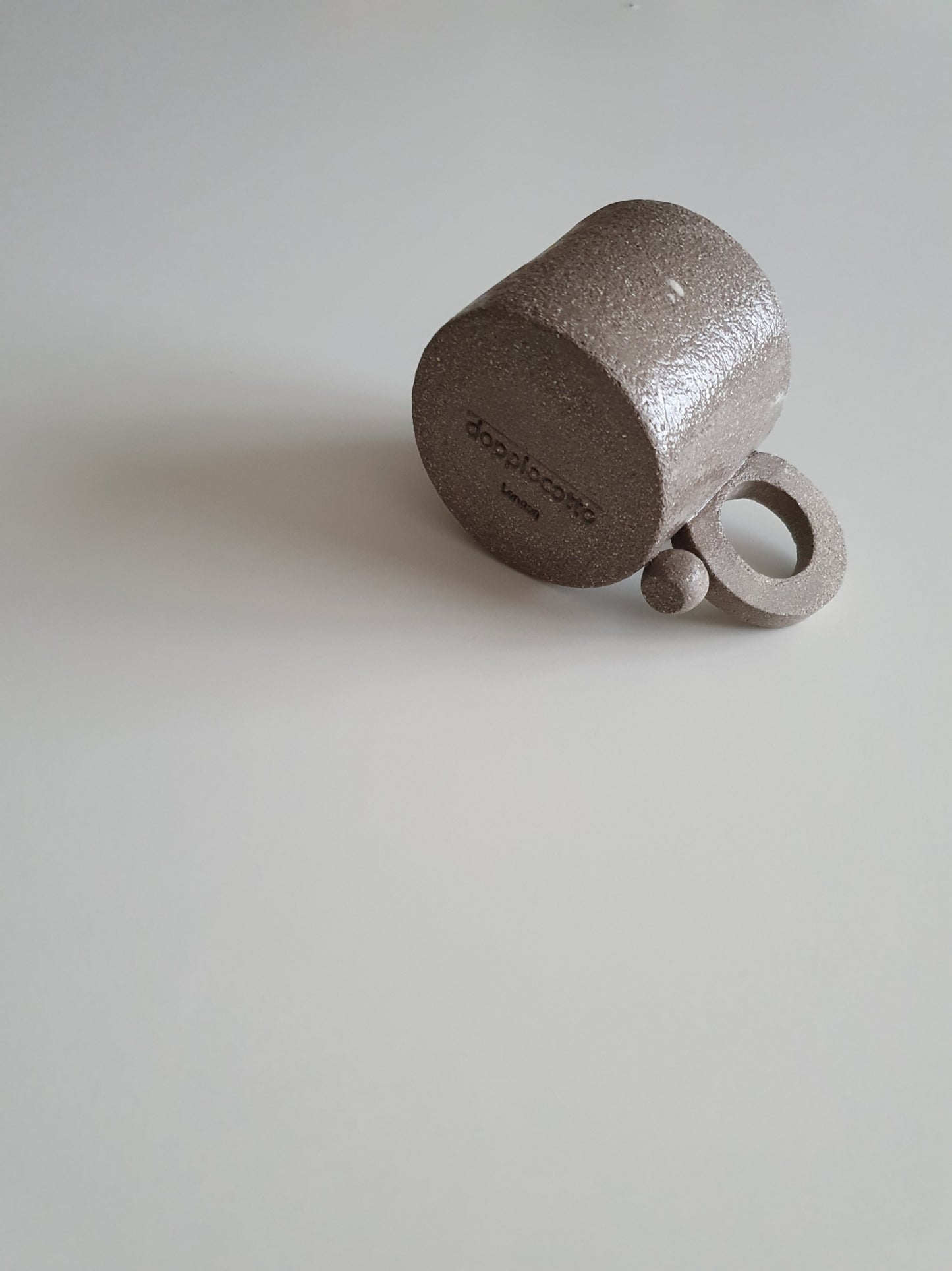 Grey Stoneware Ceramic Mug 150 ml / 5 oz