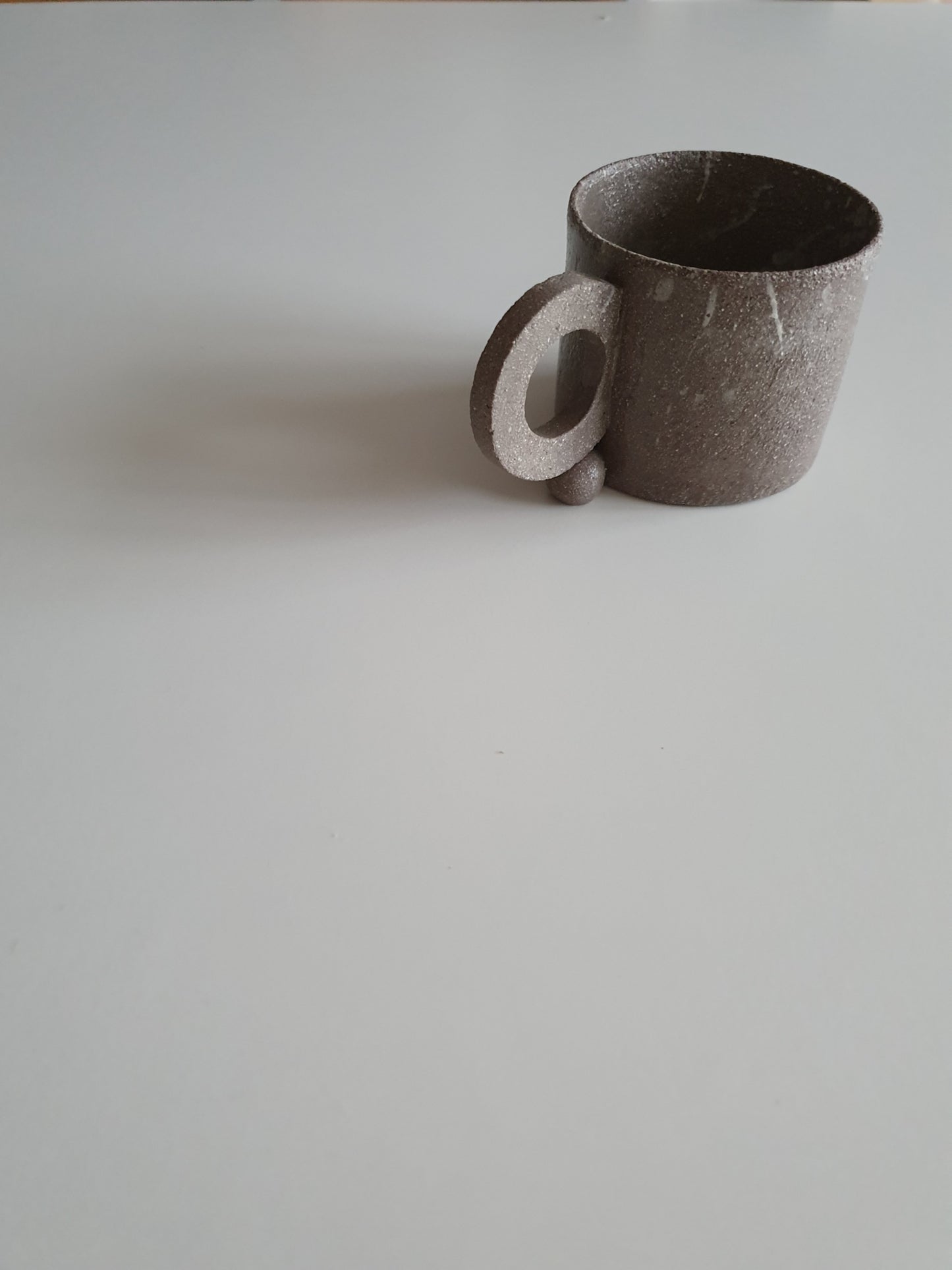 Grey Stoneware Ceramic Mug 150 ml / 5 oz