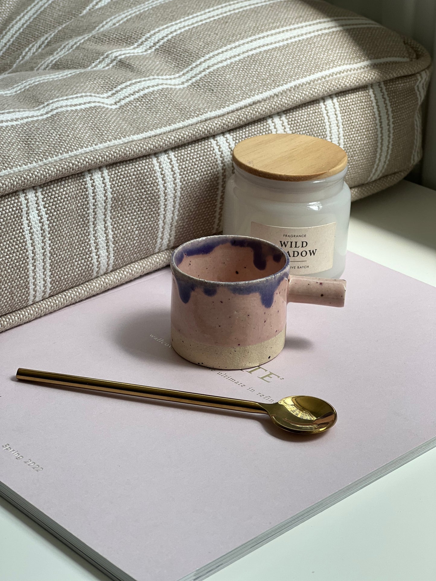 Pink Handmade Espresso Cup 56 ml / 2 oz