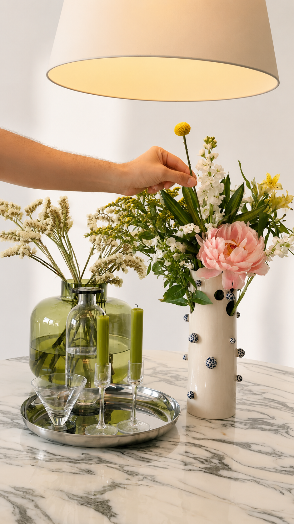 Handmade Bubble Vase – Sculptural Stoneware Flower Vase for Modern Home Decor