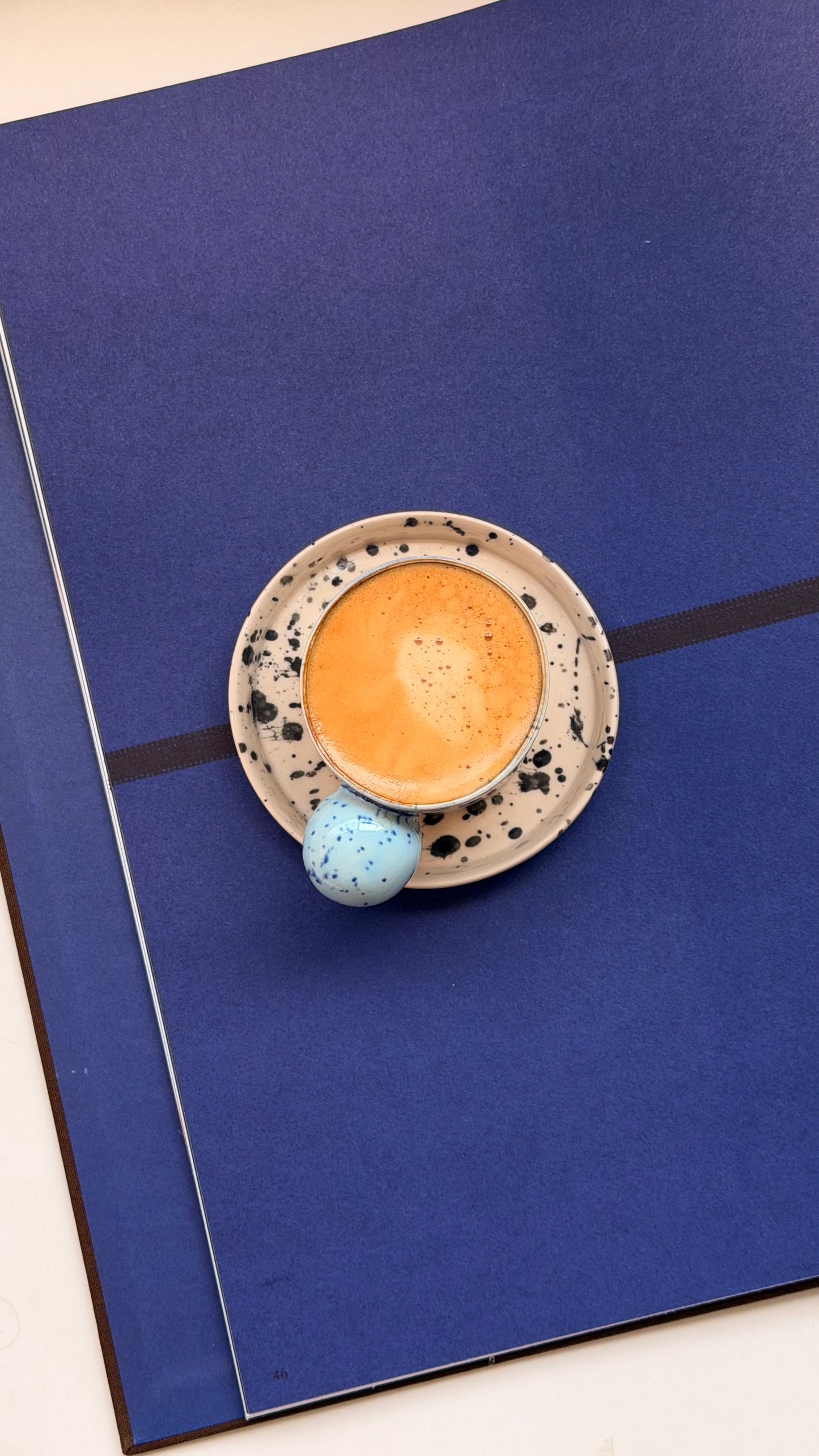 2oz / 60ml volume espresso cup with saucer