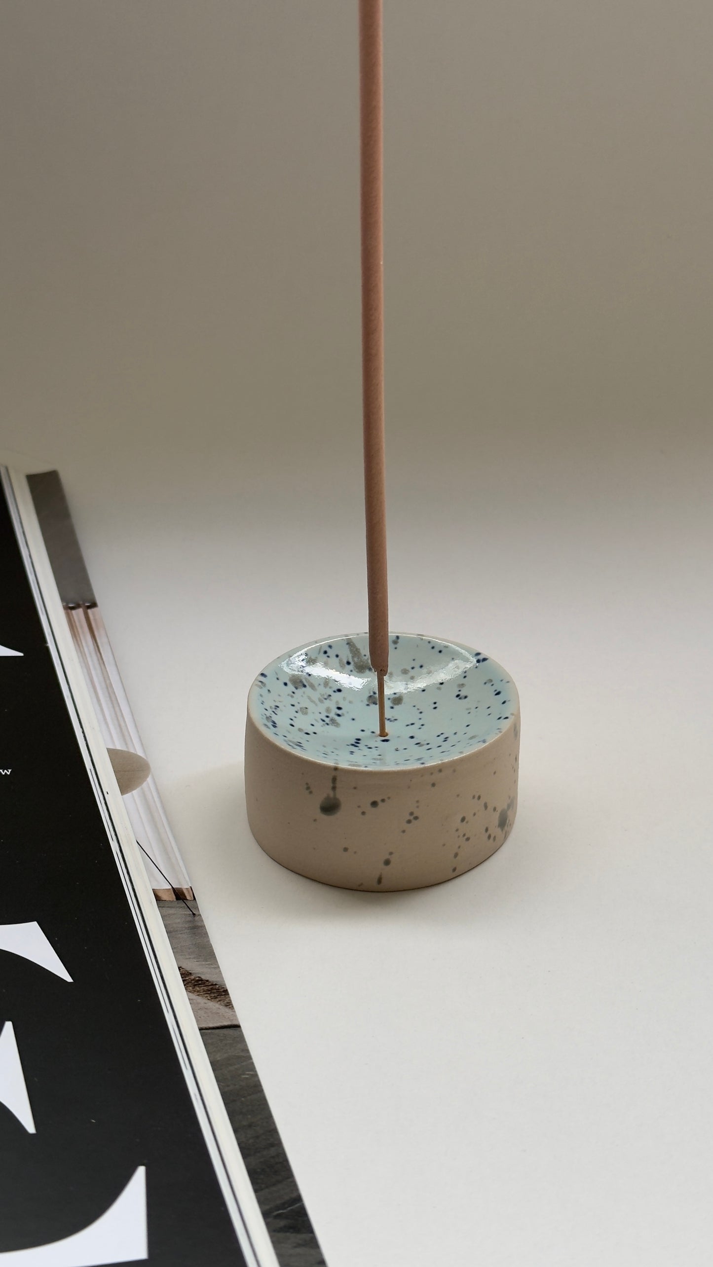 Handmade Incense Holder, Stoneware clay Incense Cone Holder, Ceramic Incense Stick Holder