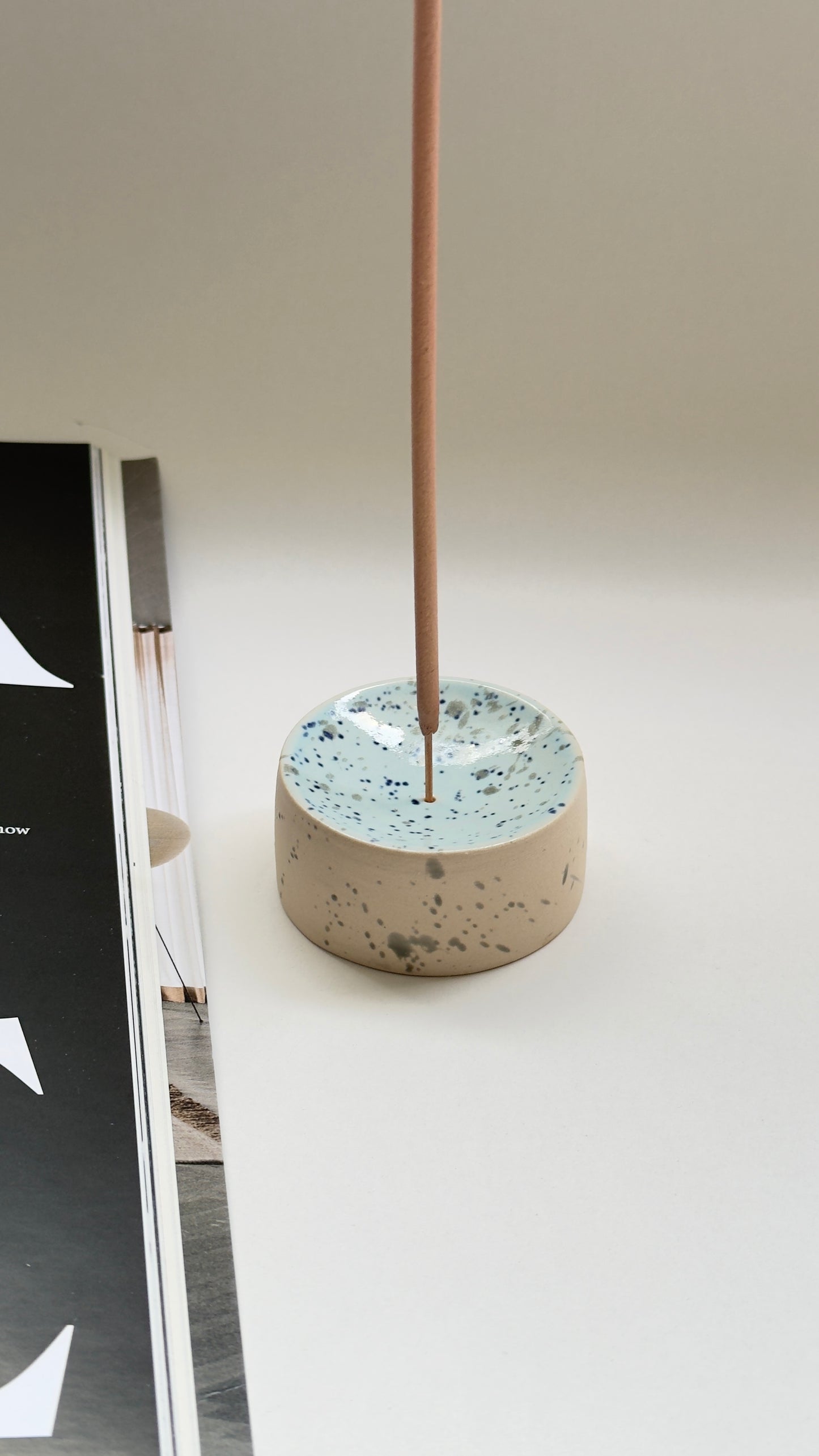 Handmade Incense Holder, Stoneware clay Incense Cone Holder, Ceramic Incense Stick Holder